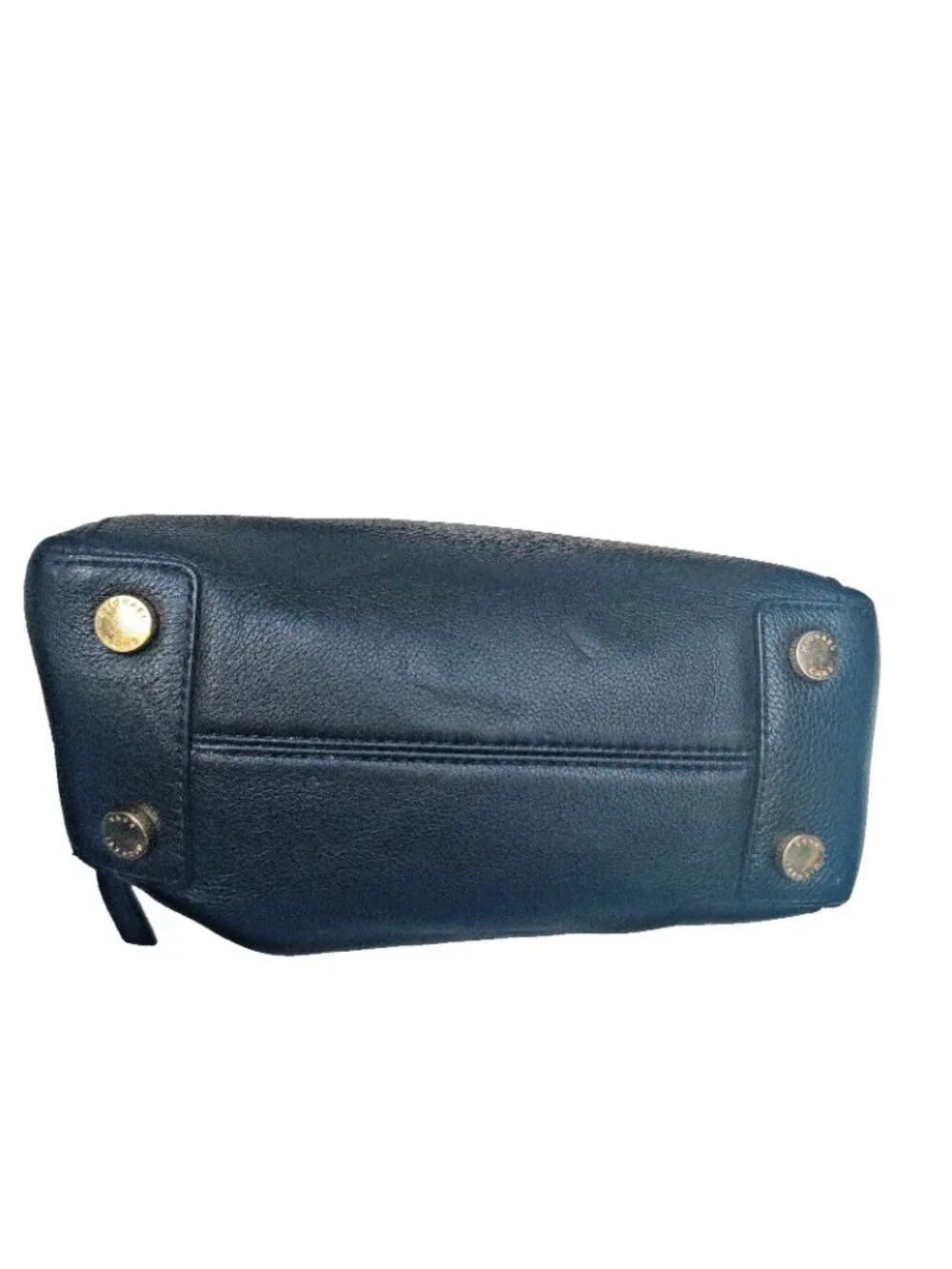MICHAEL KORS Riley Black Leather Satchel Purse Shoulder Handbag